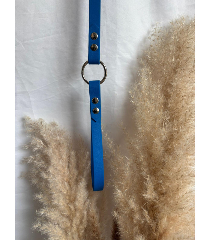 Laisse chien Élégance avec anneau | Fait main et confortable