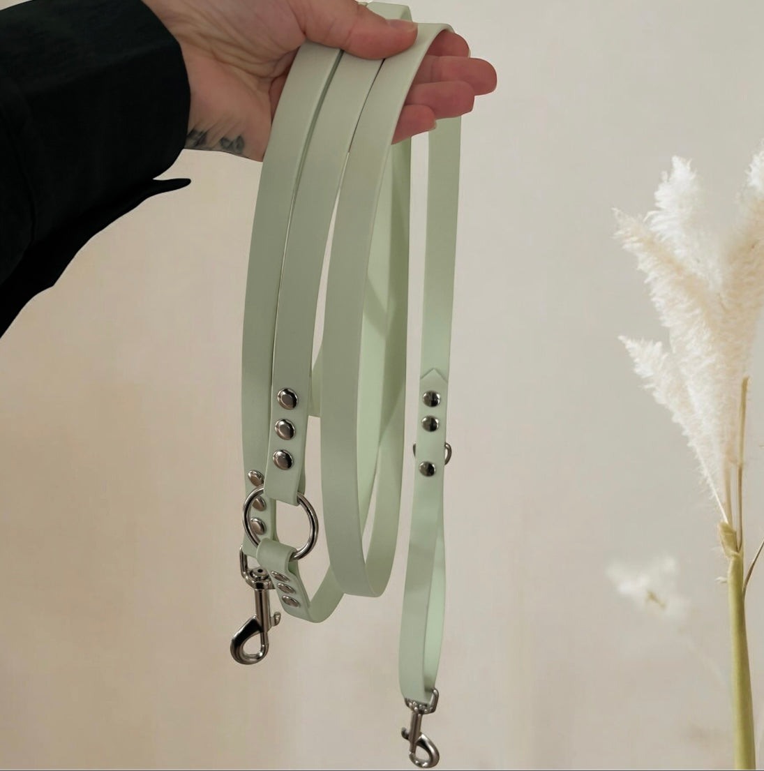 Laisse Multi-Positions 16mm- Vert d'eau