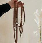 Laisse Multi-Positions 16mm- Marron