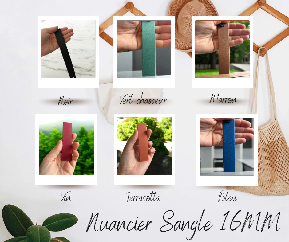 Laisse Multi-Positions double couleurs 16mm