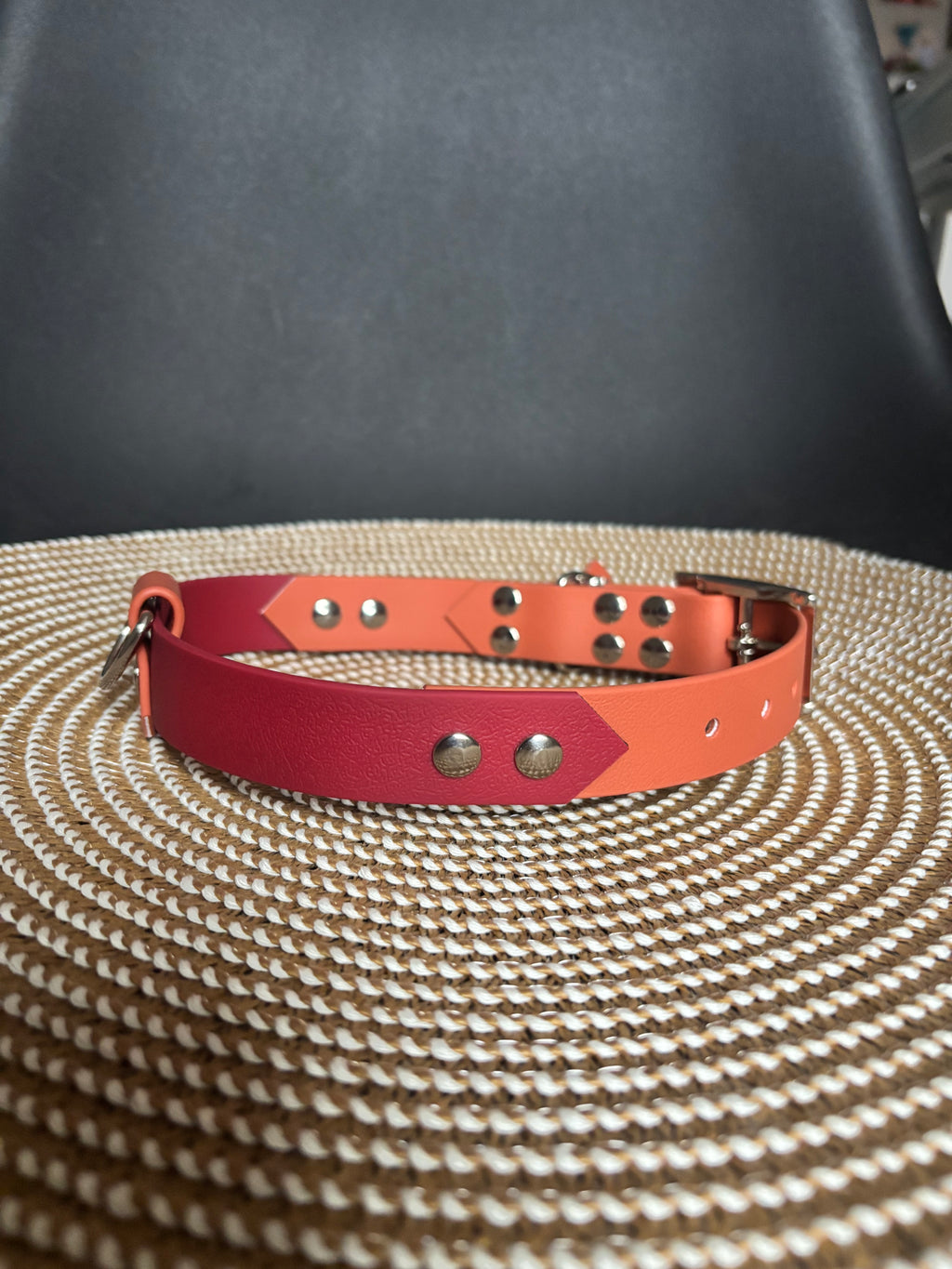 Collier duo vin et terracotta