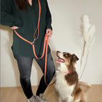 Laisse Multi-Positions 16mm- Terracotta