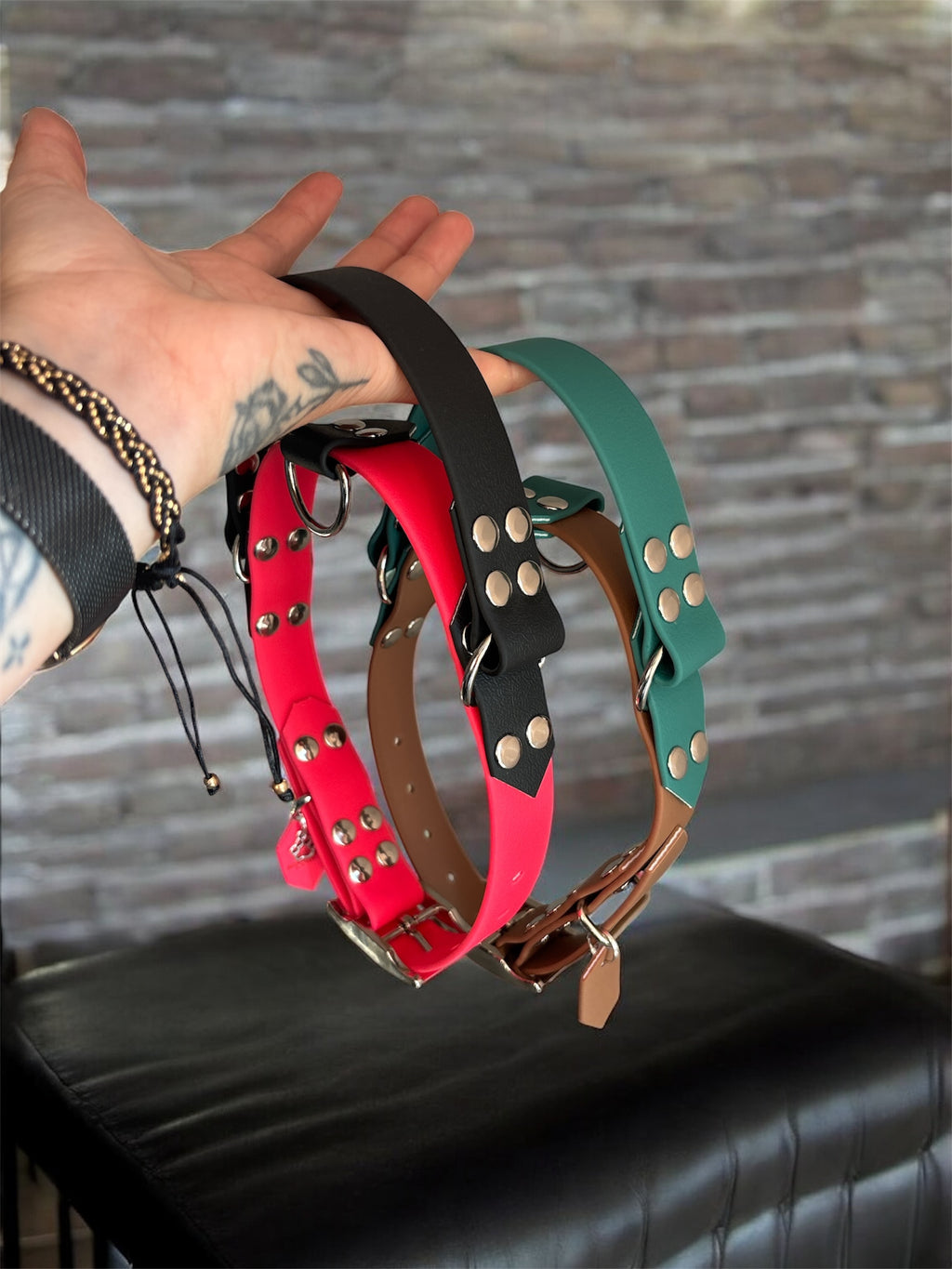 Collier Natural avec poignée rétractable 25MM