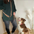 Laisse Multi-Positions 16mm- Marron